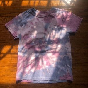 cropped tie dye shirt